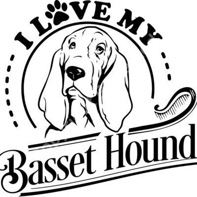 I love my Basset black Thumbnail