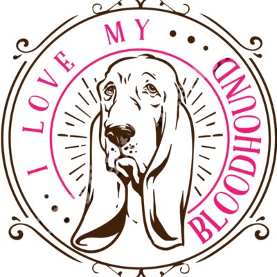 I love my bloodhound color Thumbnail