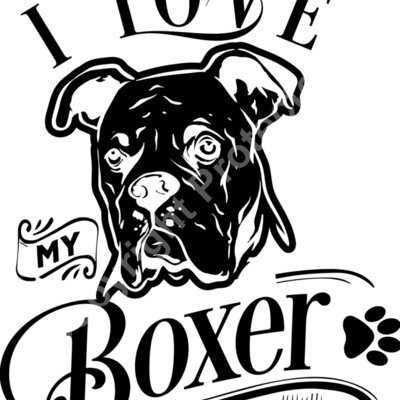I love my Boxer   for dark color Thumbnail
