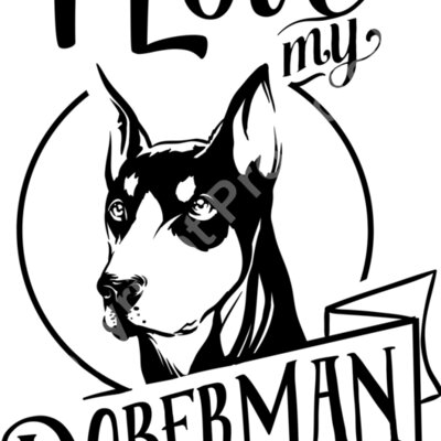I love my doberman Thumbnail