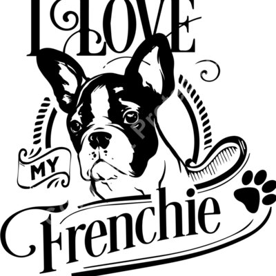 I love my frenchie black Thumbnail