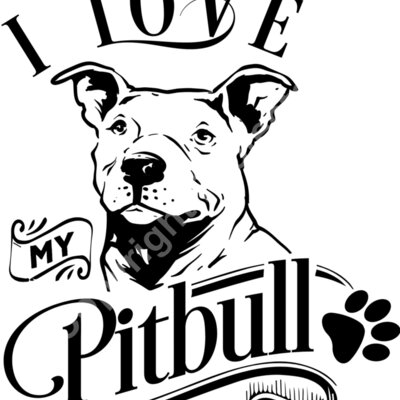 I love my pitbull Thumbnail