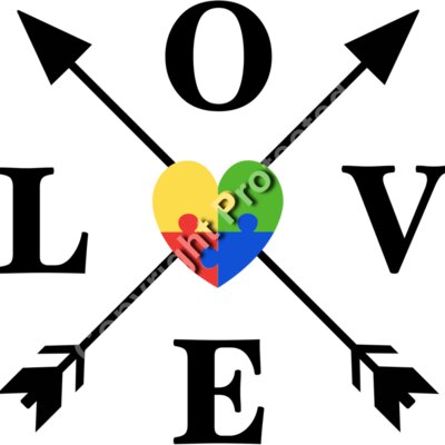 crossed arrows autism love Thumbnail