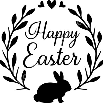 Happy Easter wood sign Thumbnail