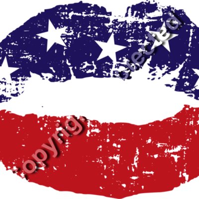 American Flag Lips Thumbnail