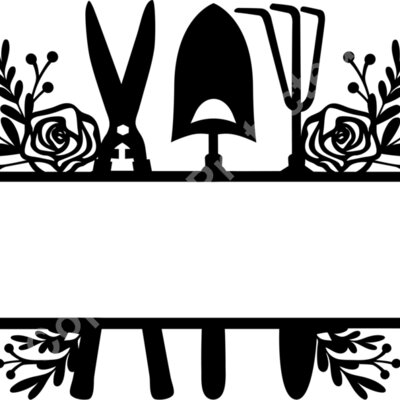 floral garden split frame Thumbnail