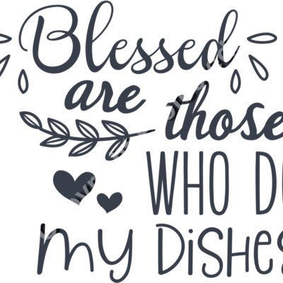 Blessed who do dishes 01 Thumbnail