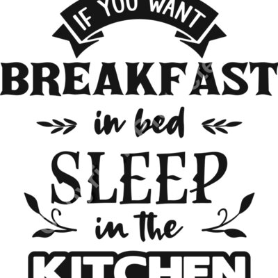 If you want breakfast in bed sleep in Thumbnail