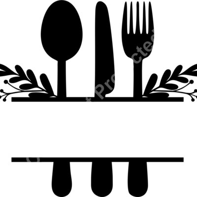 spoon forke knife floral Thumbnail