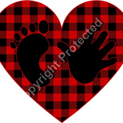 baby plaid hand feet Thumbnail