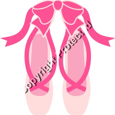 ballet shoes with bow Thumbnail