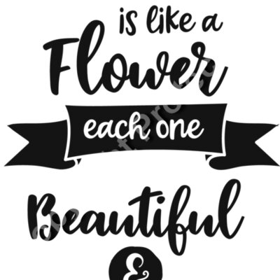 A Mother is like a flower each one beautiful and unique Thumbnail