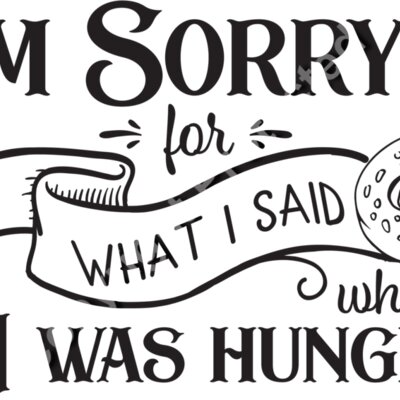 I am Sorry for What I Said when I was Hungry Thumbnail