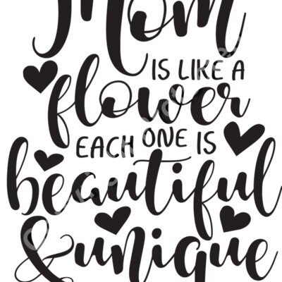 mom is like a flower each one is beautiful n unique Thumbnail