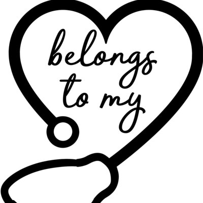 my heart belongs to my patients nurse quote svg Thumbnail