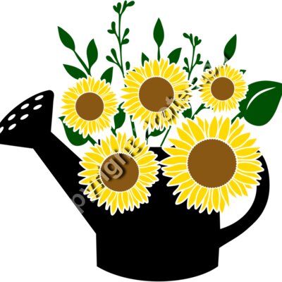 sunflower can multi colored Thumbnail