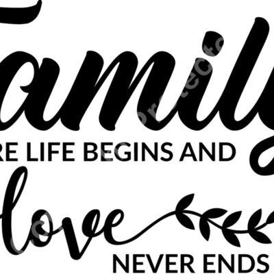 Family is where life begins Thumbnail