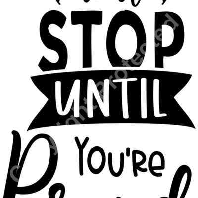 Don t stop until you re proud Thumbnail