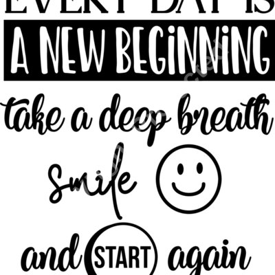 Every day is a new beginning Thumbnail