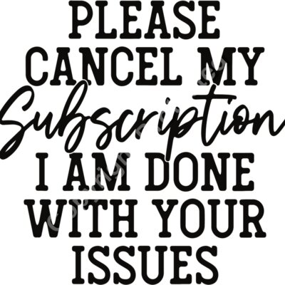 please cancel my subscription Thumbnail