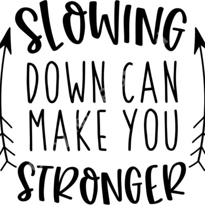 slowing down can make you stronger Thumbnail