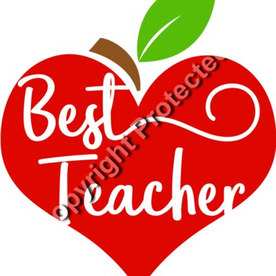 Apple Heart Best Teacher Thumbnail