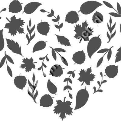 Autumn Leaves Heart Thumbnail