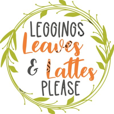 Leggings Leaves and Lattes Please Thumbnail
