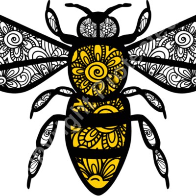 Bee Zentangle Thumbnail