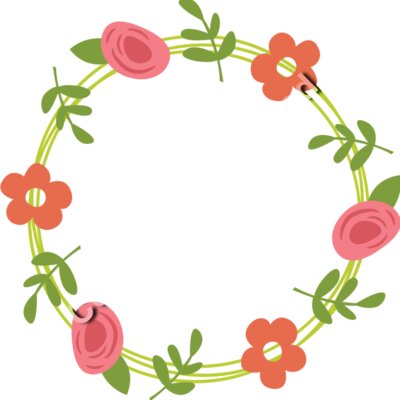Circle flowers monogram Thumbnail