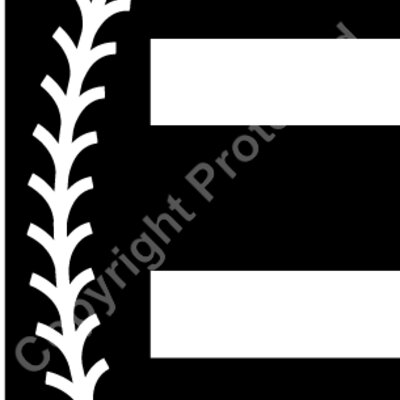 Baseball Alphabet E right Thumbnail