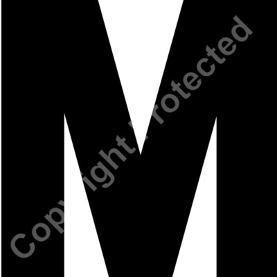 Baseball Alphabet M center Thumbnail