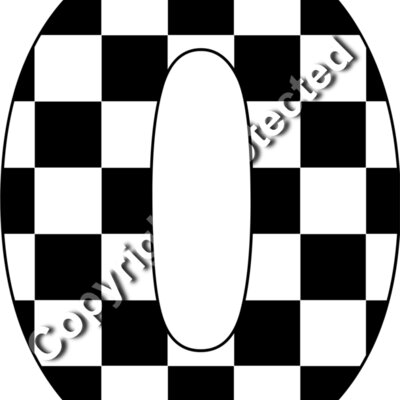 checkered numbers  1  Thumbnail