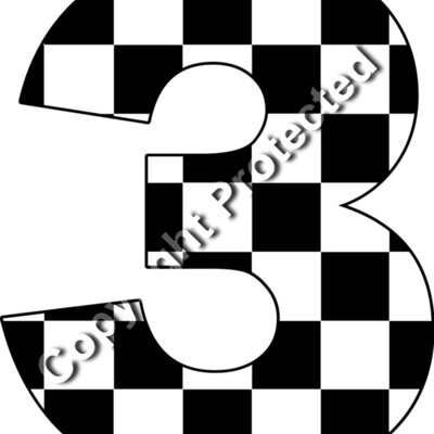 checkered numbers  4  Thumbnail