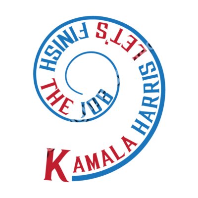 kamala harris 2024 campaign lets finish the job design Thumbnail