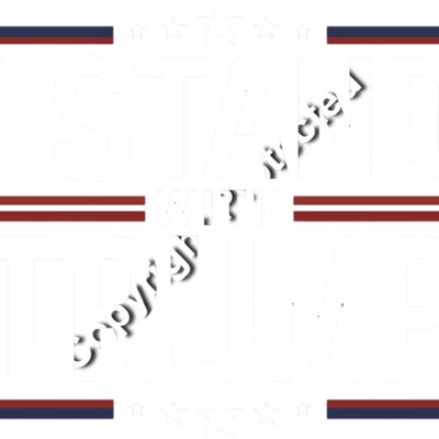 I Stand With Trump 2024 Election Patriotic Graphic Thumbnail