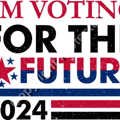 I m Voting For Future Trump 2024 Election Campaign Patriotic Graphic Thumbnail