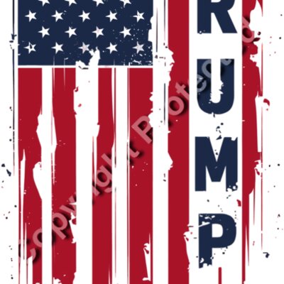 trump 2024 american flag patriotic design distressed style Thumbnail
