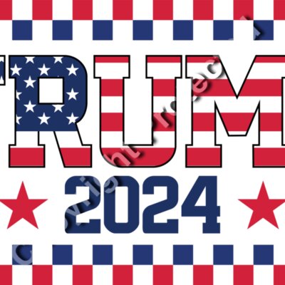 trump 2024 american flag patriotic themed design Thumbnail
