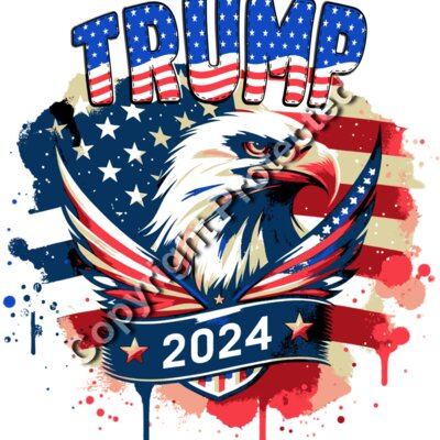 trump 2024 election eagle american flag artwork Thumbnail