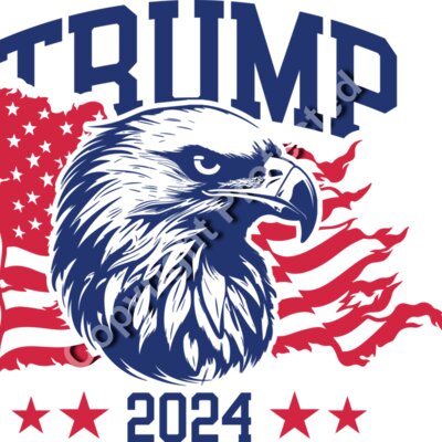 trump 2024 election eagle american flag design Thumbnail