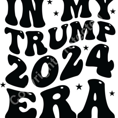 trump 2024 era graphic black white checkered background Thumbnail