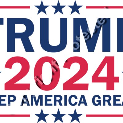 trump 2024 keep america great campaign sign design Thumbnail
