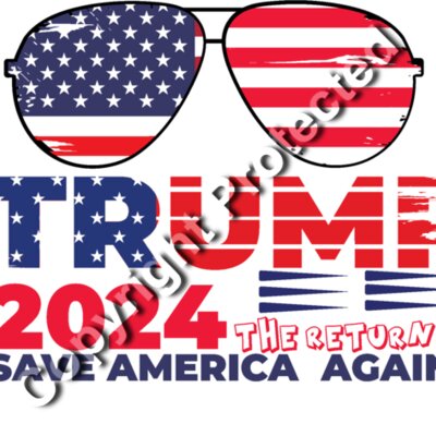 trump 2024 save america sunglasses patriotic design Thumbnail